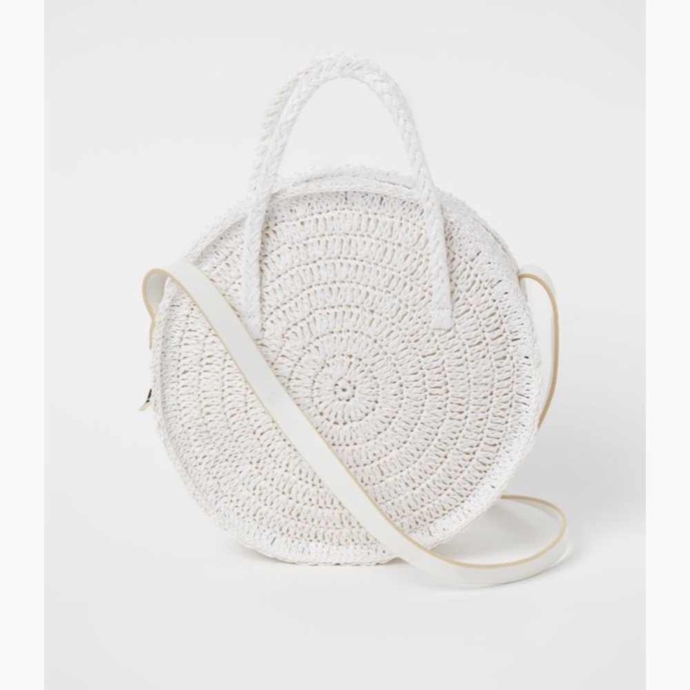 H&M Round Straw Bag